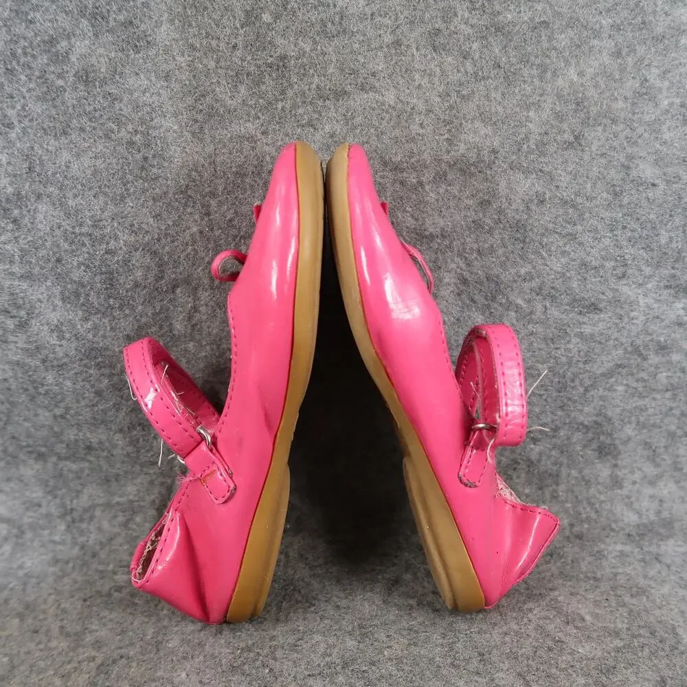 Circo Shoes Kids Toddler 10 Ballet Flats Mary Jane Strap Pink Bow Round Toe Girl
